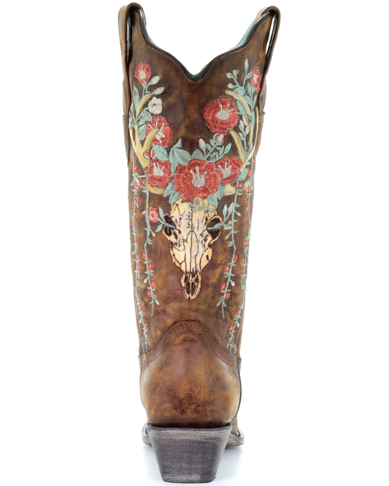 Corral Women's Deer Skull Western Boots - Snip Toe 4 Corral Women's Deer Skull Western Boots - Snip Toe - Image 2