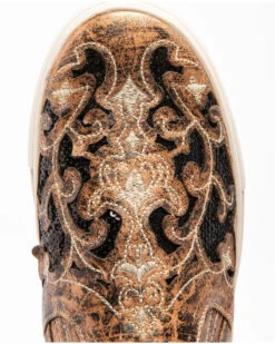 Corral Women's Floral Embroidered Glitter Inlay Sneakers 12 Corral Women's Floral Embroidered Glitter Inlay Sneakers -Western Cowboy Equipment Store 2000288157 001 P6