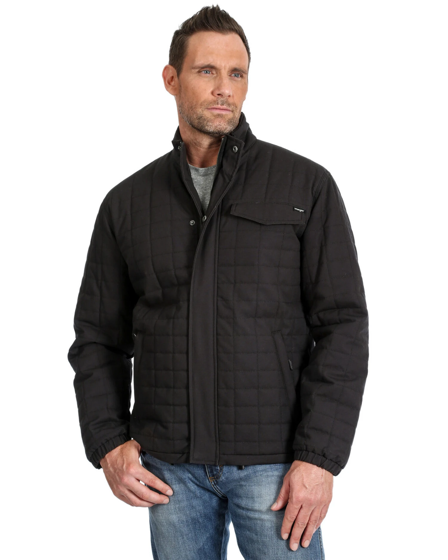 Wrangler Men's Chore Ripstop Quilted Coat 4 Wrangler Men's Chore Ripstop Quilted Coat - Image 2