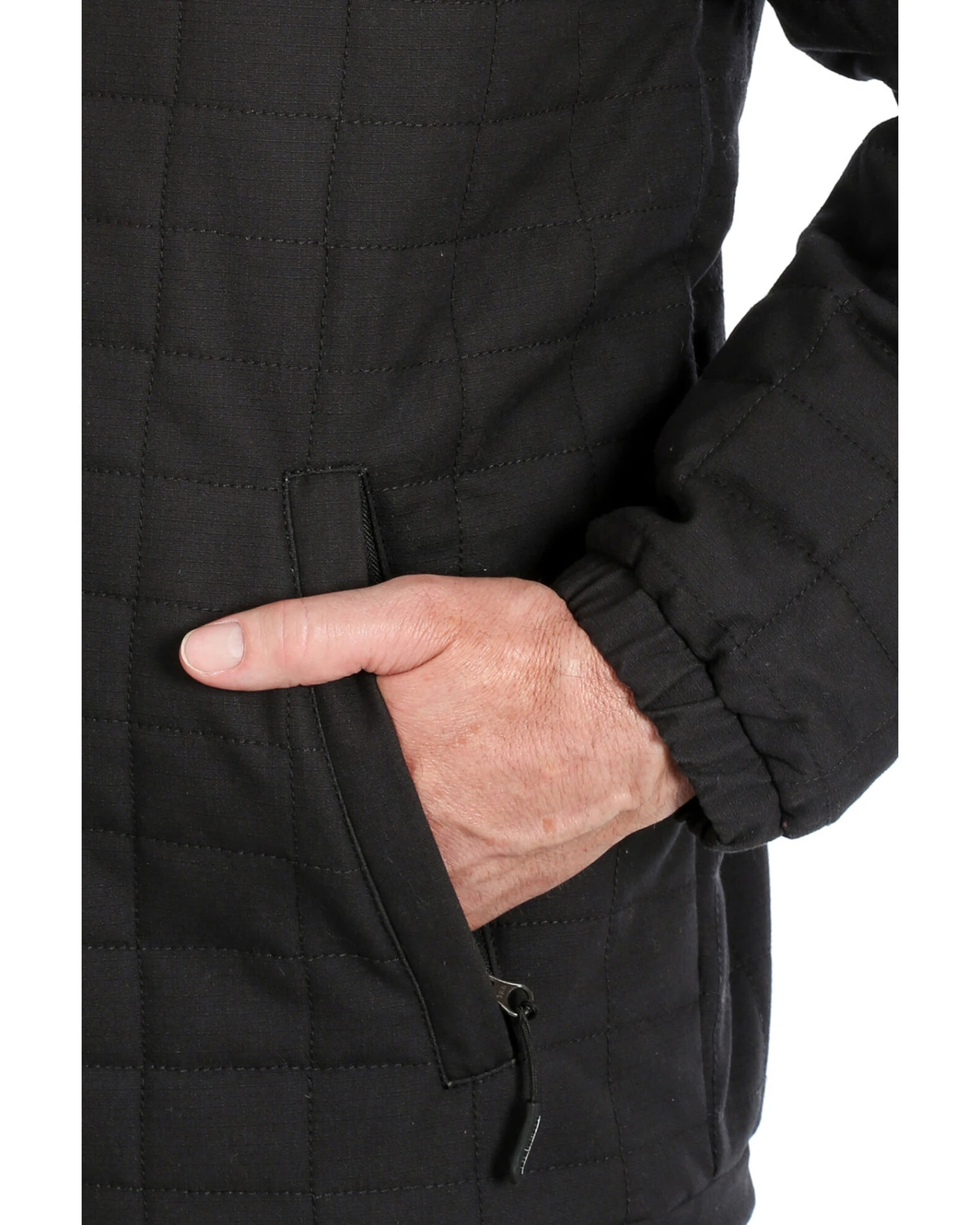 Wrangler Men's Chore Ripstop Quilted Coat 5 Wrangler Men's Chore Ripstop Quilted Coat - Image 3