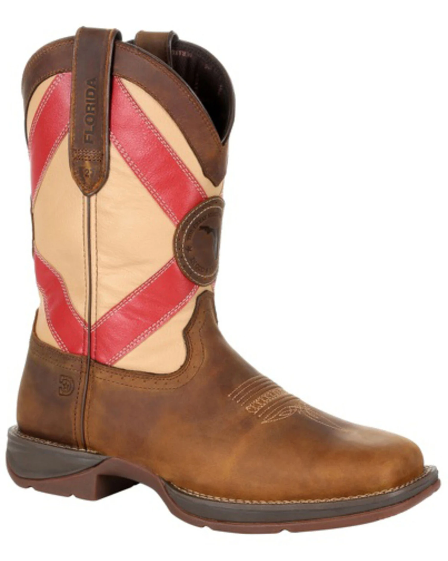 Durango Men's Florida State Flag Western Performance Boots - Square Toe 4 Durango Men's Florida State Flag Western Performance Boots - Square Toe - Image 2