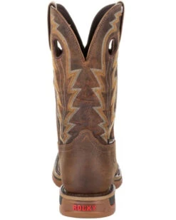 Rocky Men's Long Range Waterproof Western Boots - Square Toe