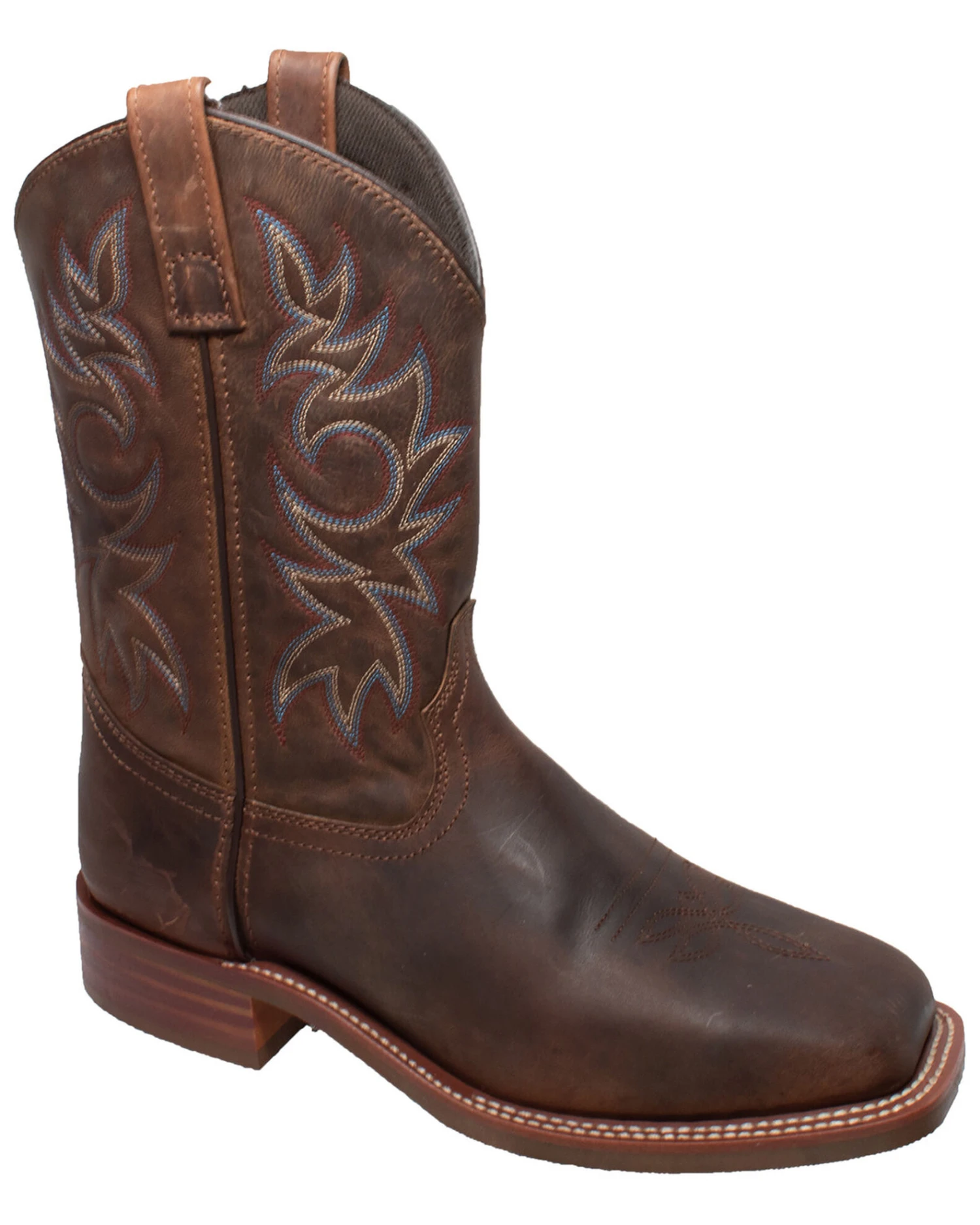 Ad Tec Men's Oiled Western Boots - Square Toe 6 Ad Tec Men's Oiled Western Boots - Square Toe - Image 4