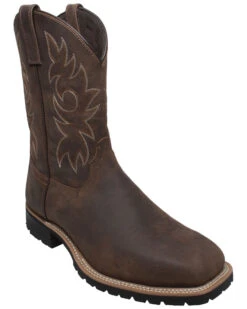 Ad Tec Men's Brown Western Work Boots - Steel Toe 10 Ad Tec Men's Brown Western Work Boots - Steel Toe -Western Cowboy Equipment Store 2000292232 200 P1