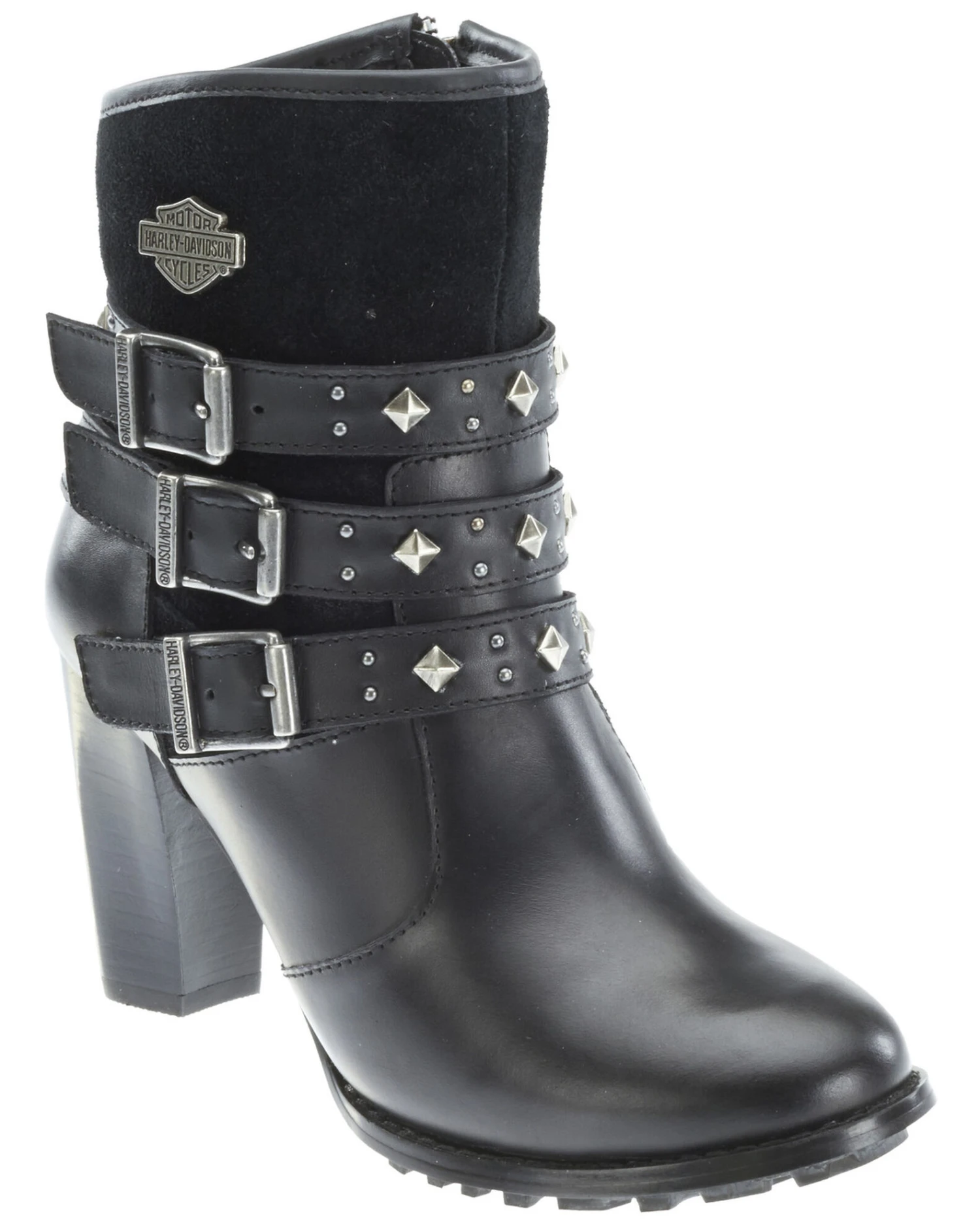 Harley Davidson Women's Abbey Moto Boots - Round Toe 4 Harley Davidson Women's Abbey Moto Boots - Round Toe - Image 2