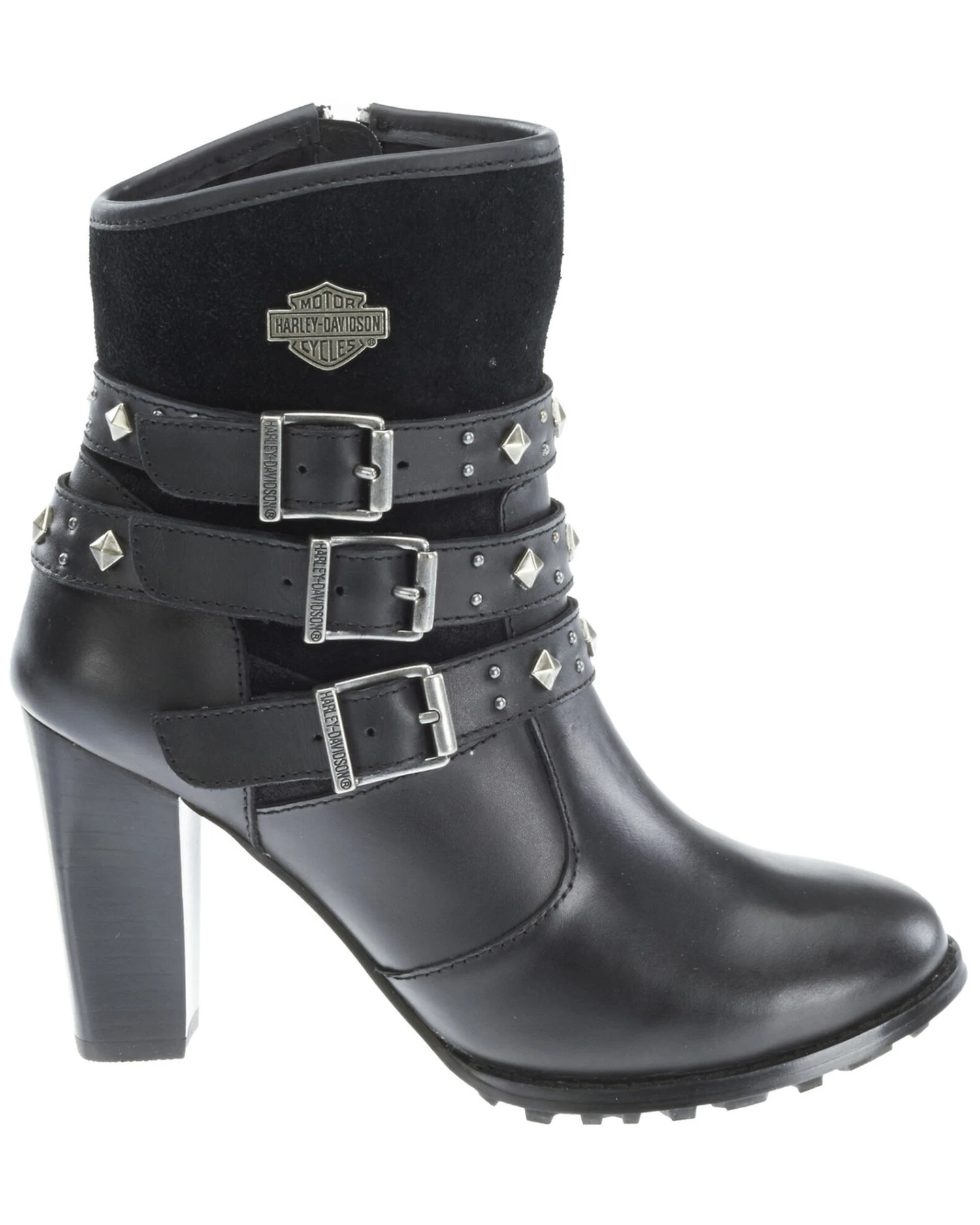 Harley Davidson Women's Abbey Moto Boots - Round Toe 6 Harley Davidson Women's Abbey Moto Boots - Round Toe - Image 4