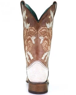 Corral Women's Honey Floral Western Boots - Square Toe 10 Corral Women's Honey Floral Western Boots - Square Toe -Western Cowboy Equipment Store 2000292395 280 P4