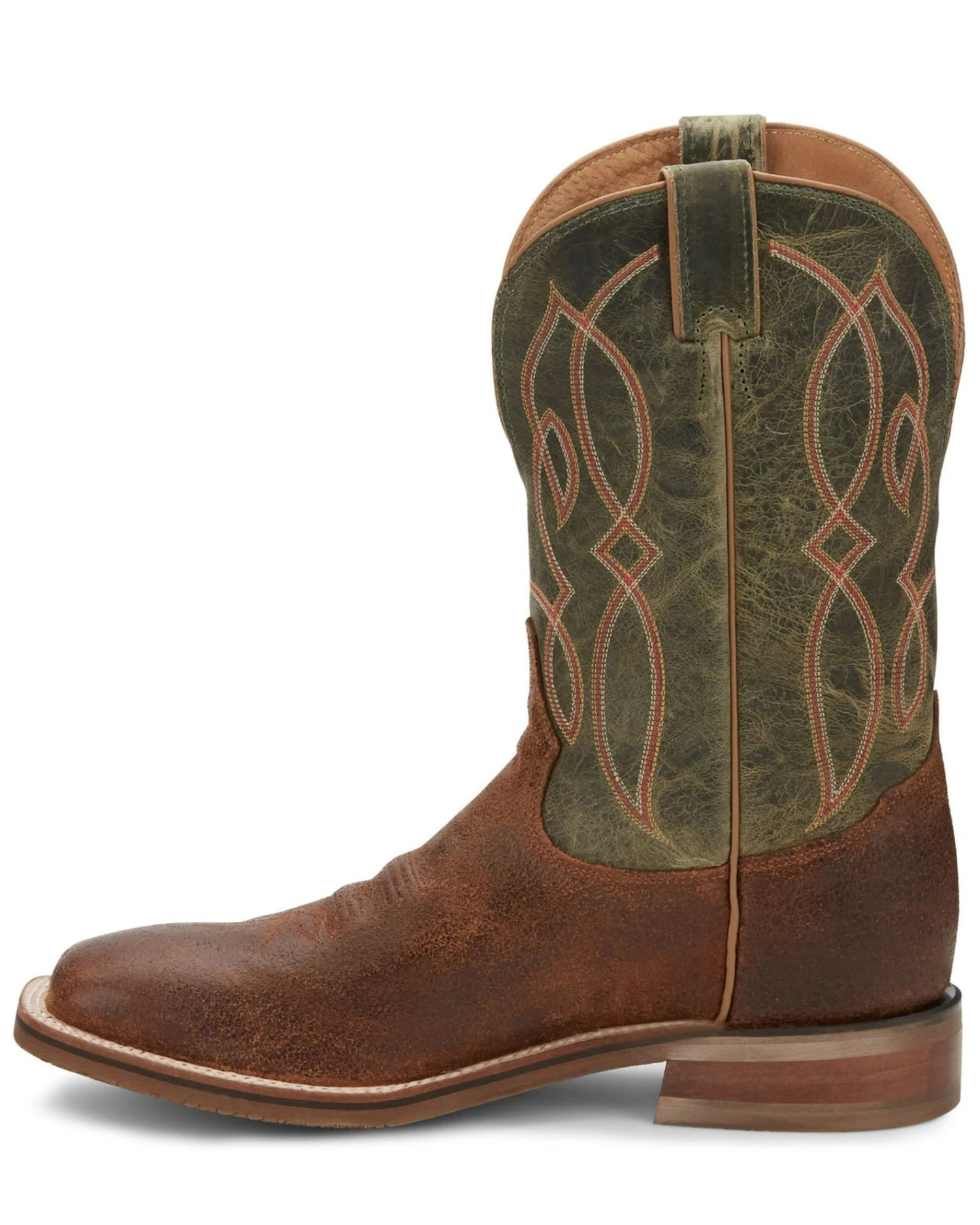 Tony Lama Men's Landgrab Brown Western Boots - Broad Square Toe 6 Tony Lama Men's Landgrab Brown Western Boots - Broad Square Toe - Image 4