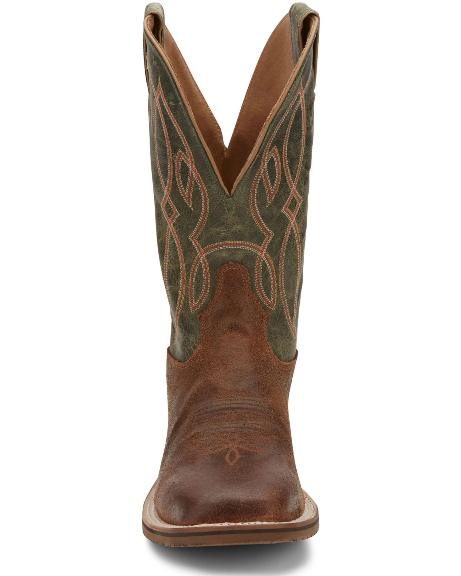 Tony Lama Men's Landgrab Brown Western Boots - Broad Square Toe 4 Tony Lama Men's Landgrab Brown Western Boots - Broad Square Toe - Image 2