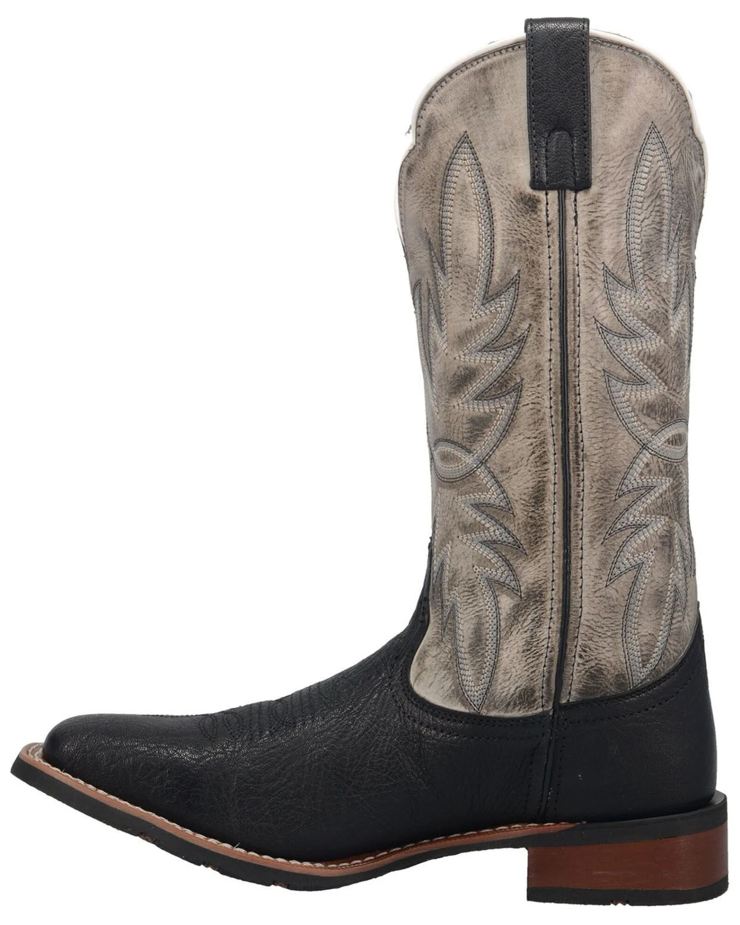 Laredo Men's Isaac Western Boots - Broad Square Toe 3 Laredo Men's Isaac Western Boots - Broad Square Toe