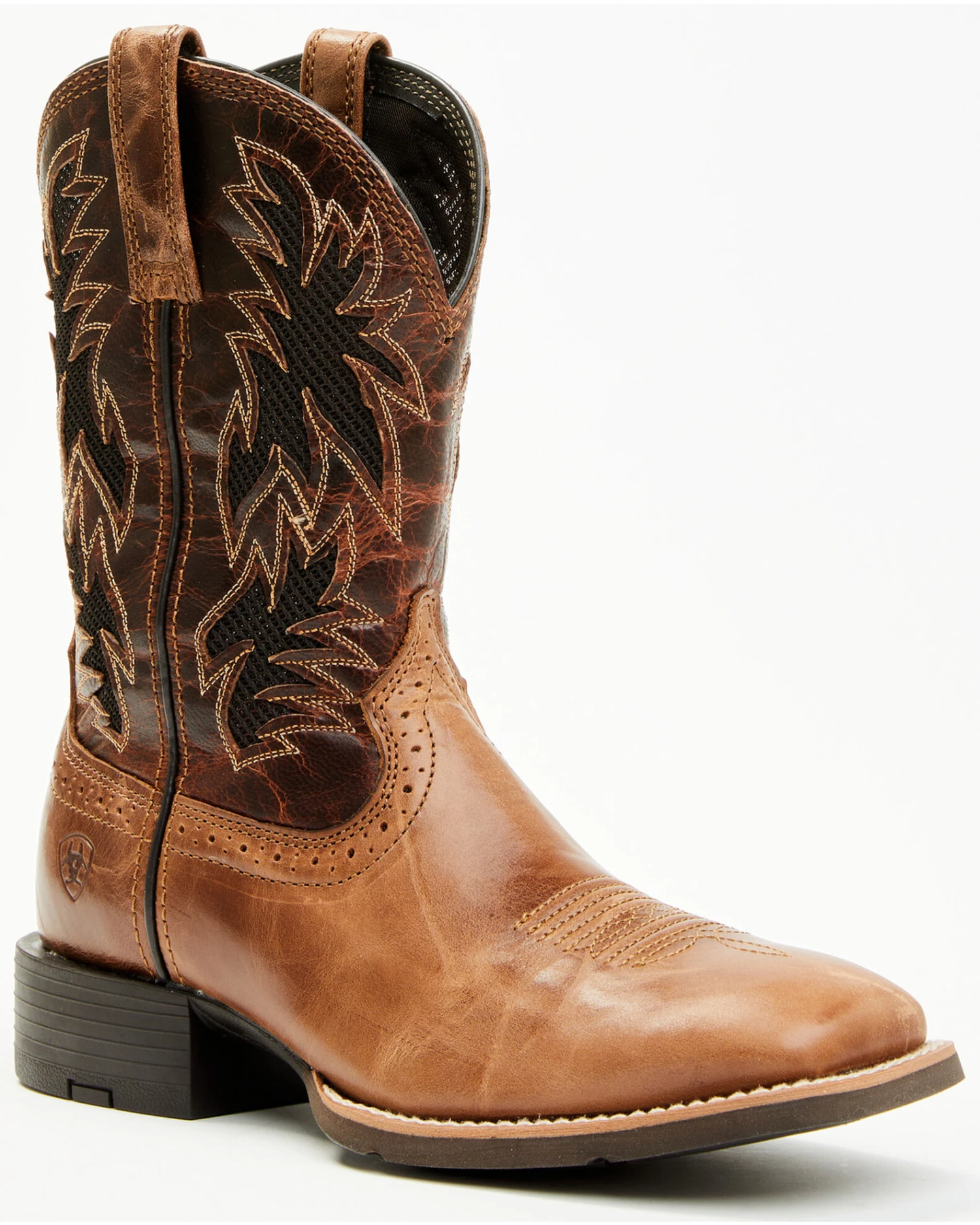 Ariat Men's Sport Cool VentTEK Western Performance Boots - Broad Square Toe 4 Ariat Men's Sport Cool VentTEK Western Performance Boots - Broad Square Toe - Image 2