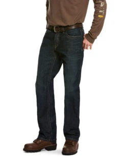Ariat Men's Rebar M4 Cobalt Durastretch Edge Stackable Straight Work Jeans