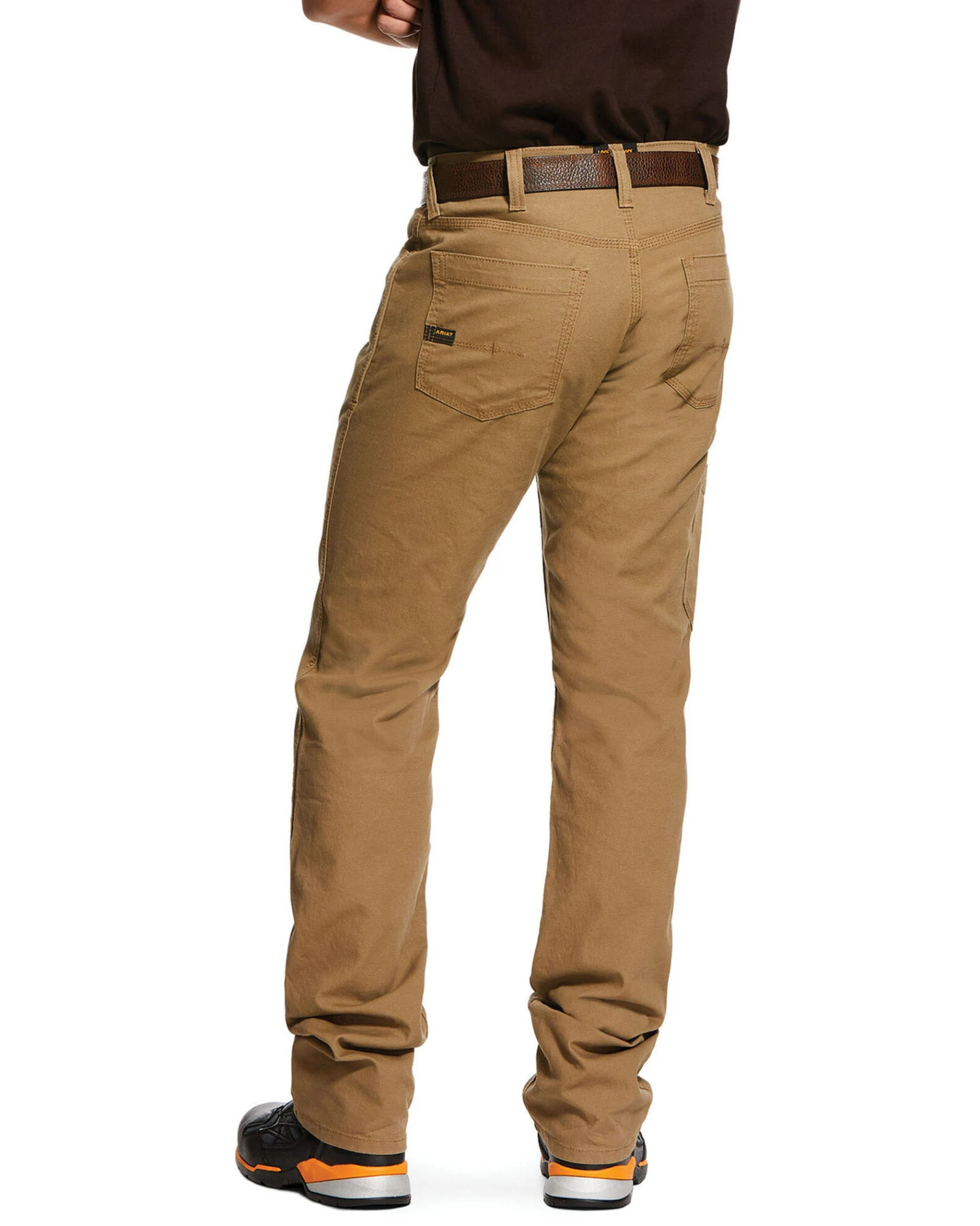 Ariat Men's Khaki Rebar M4 Made Tough Durastretch Straight Leg Work Pants - Big 5 Ariat Men's Khaki Rebar M4 Made Tough Durastretch Straight Leg Work Pants - Big - Image 3