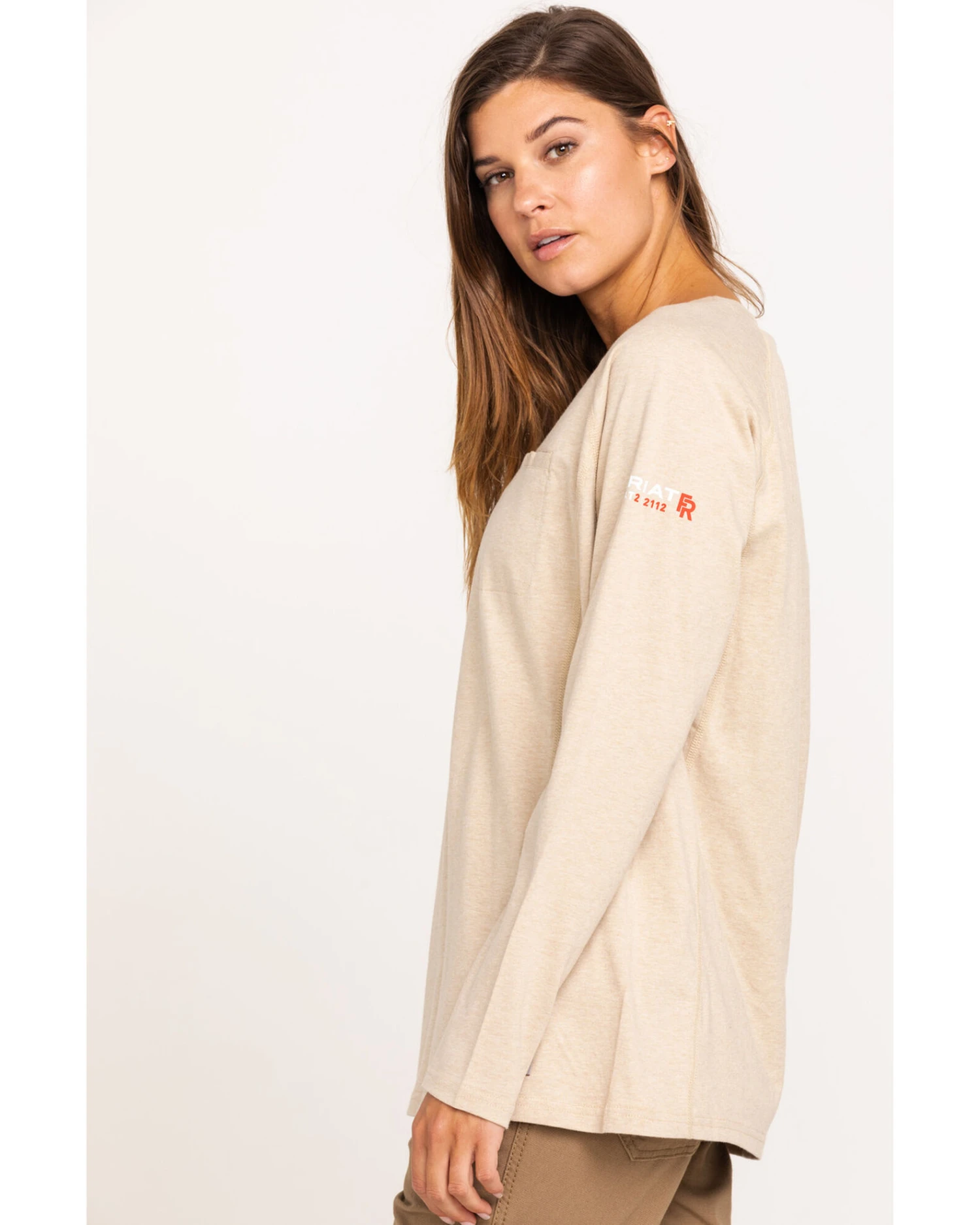 Ariat Women's FR Air Crew Long Sleeve Work Tee 3 Ariat Women's FR Air Crew Long Sleeve Work Tee