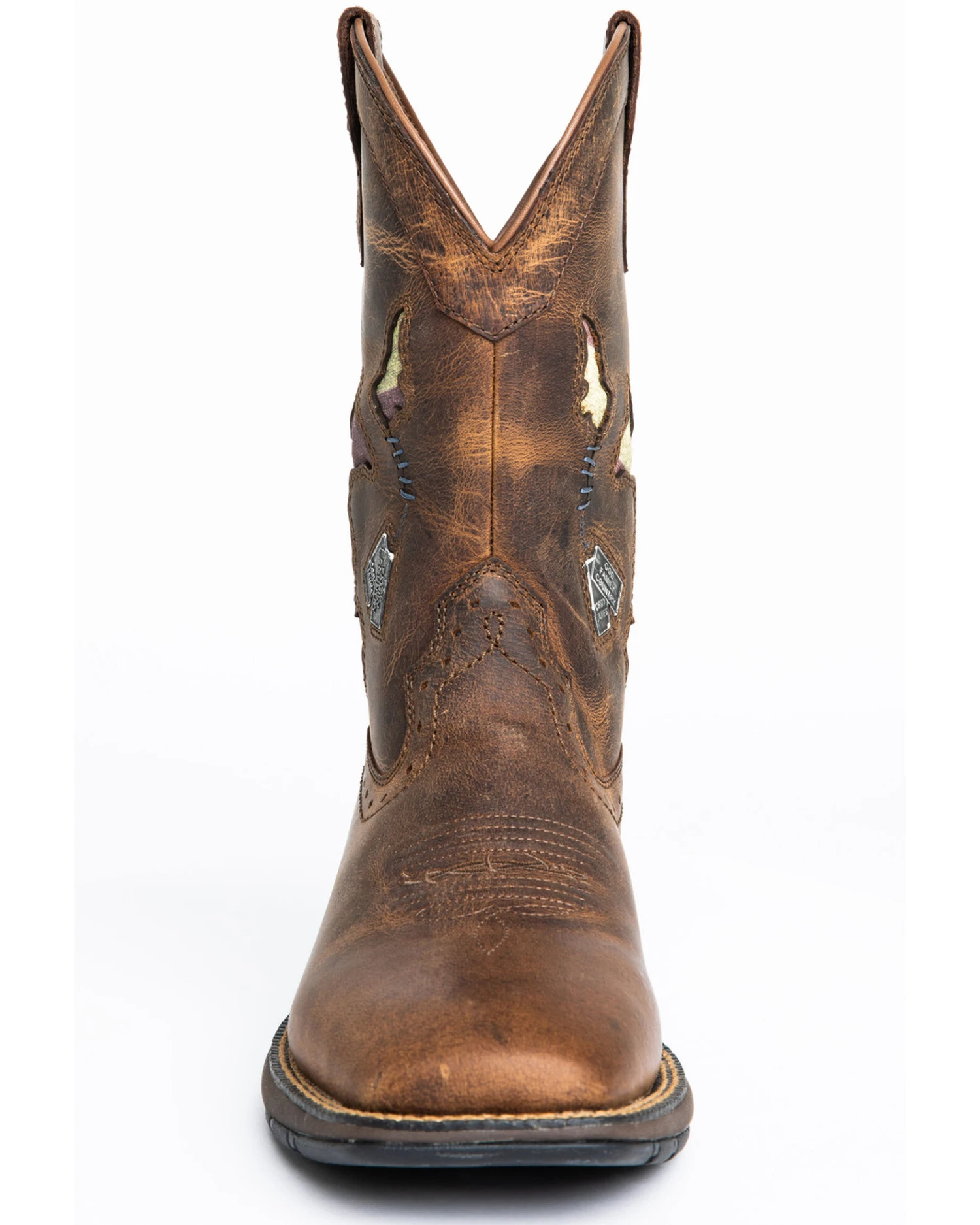 Brothers & Sons Men's Star Exports With Flag Western Performance Boots - Broad Square Toe 5 Brothers & Sons Men's Star Exports With Flag Western Performance Boots - Broad Square Toe - Image 3