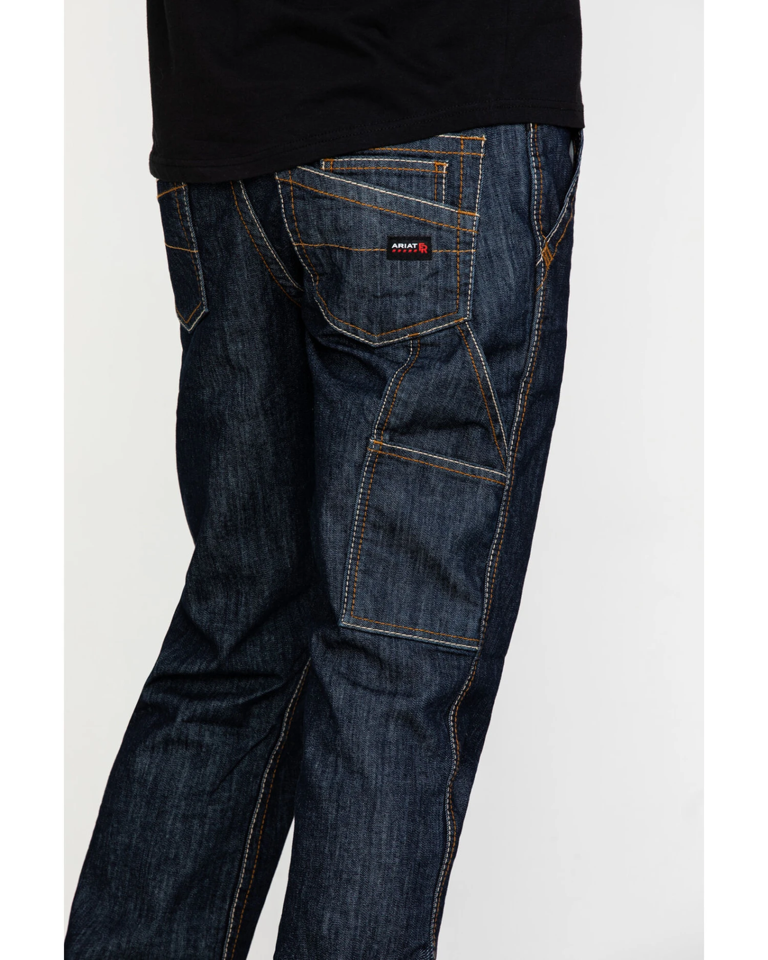 Ariat Men's FR M4 Workhorse Duralight Low Stretch Straight Work Jeans 6 Ariat Men's FR M4 Workhorse Duralight Low Stretch Straight Work Jeans - Image 4