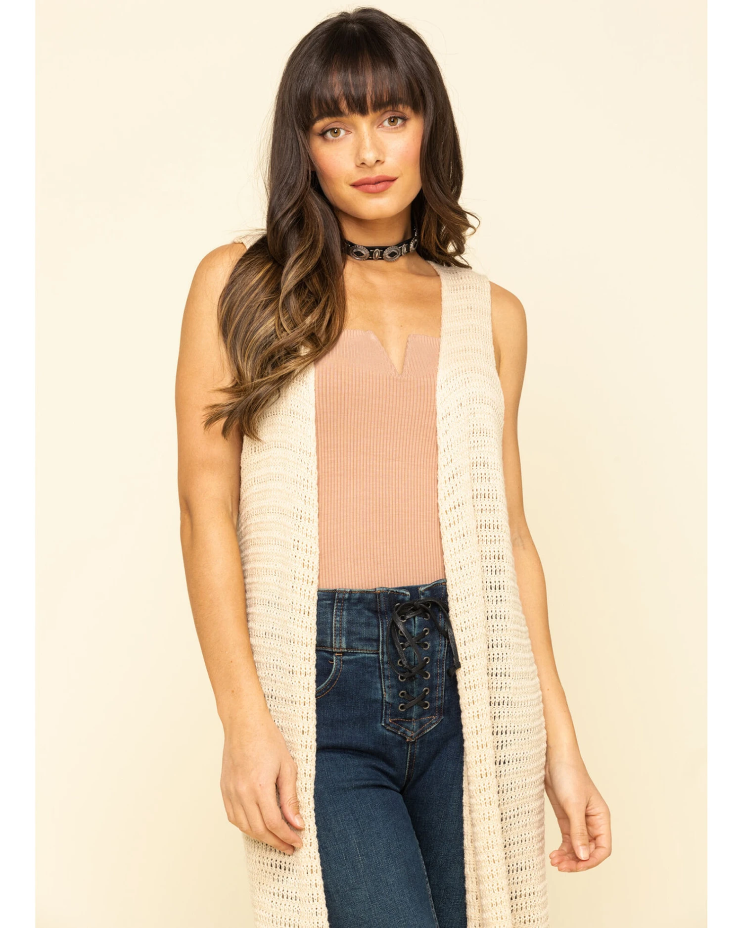 Stetson Women's Crochet Sweater Vest 8 Stetson Women's Crochet Sweater Vest - Image 6