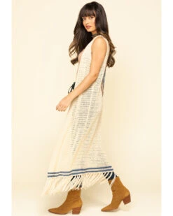 Stetson Women's Crochet Sweater Vest