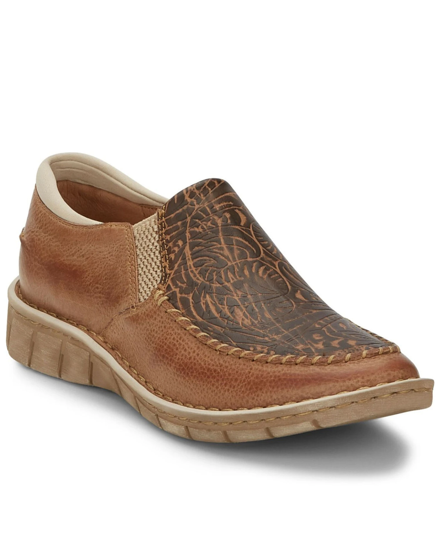 Tony Lama Women's Magdalena Natural Western Boots - Moc Toe 6 Tony Lama Women's Magdalena Natural Western Boots - Moc Toe - Image 4