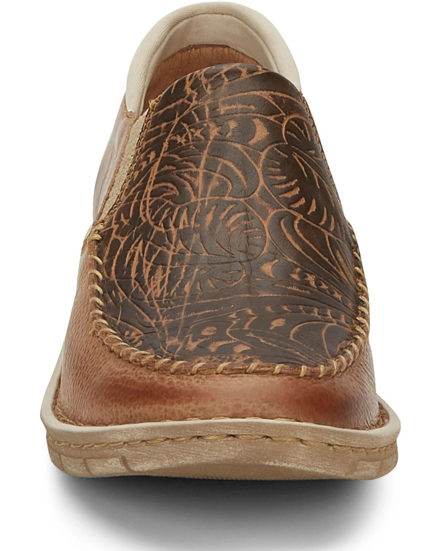 Tony Lama Women's Magdalena Natural Western Boots - Moc Toe 4 Tony Lama Women's Magdalena Natural Western Boots - Moc Toe - Image 2