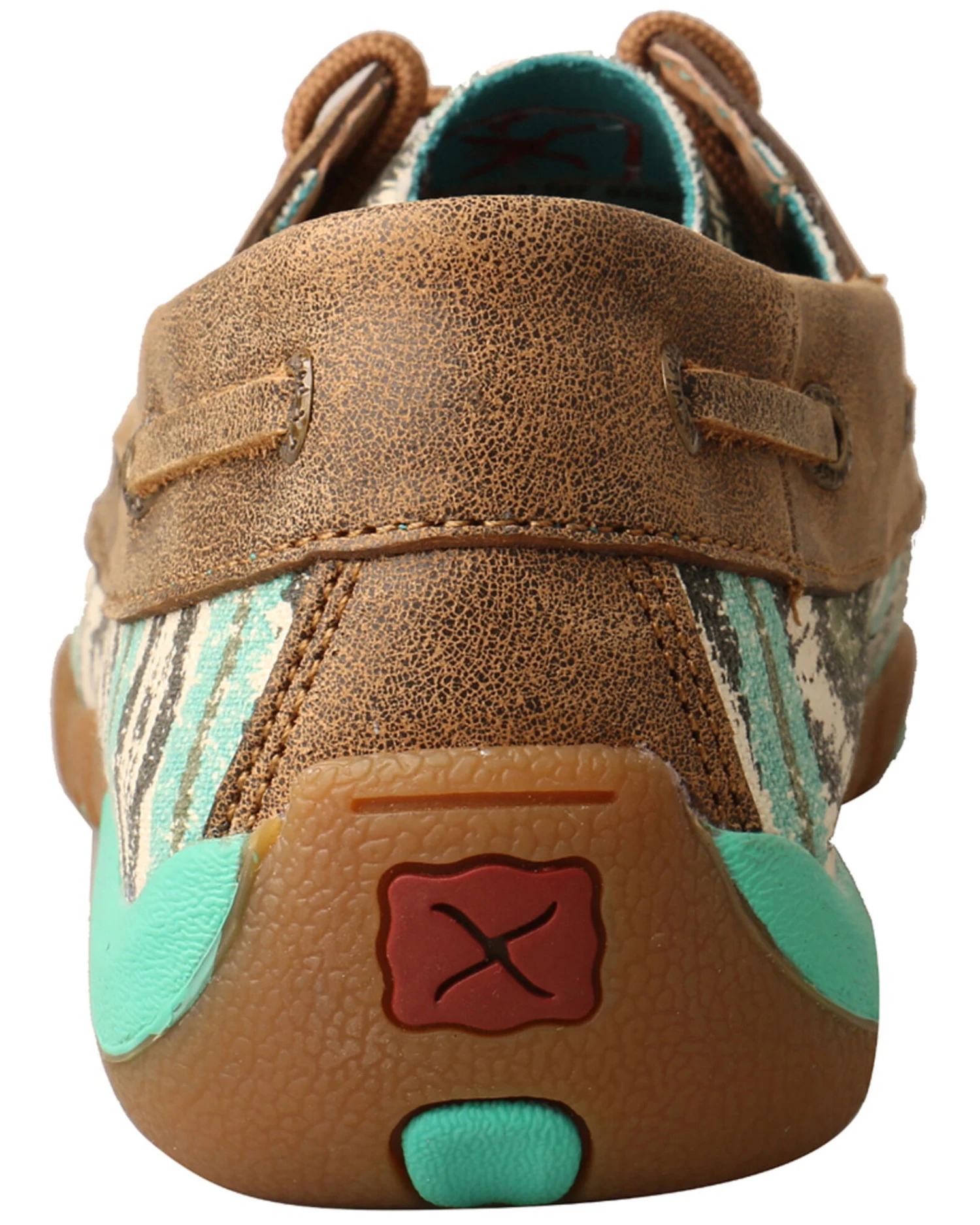 Twisted X Women's Canvas Boat Shoes - Moc Toe 5 Twisted X Women's Canvas Boat Shoes - Moc Toe - Image 3