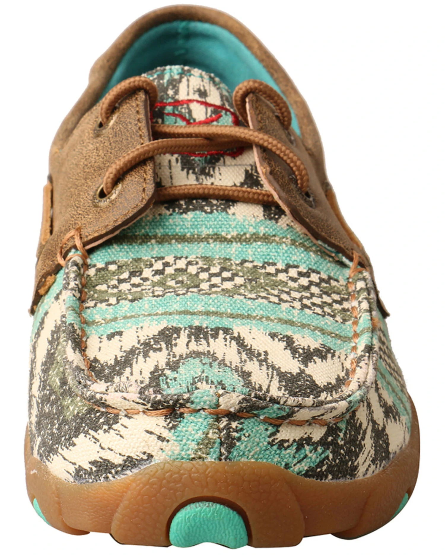 Twisted X Women's Canvas Boat Shoes - Moc Toe 3 Twisted X Women's Canvas Boat Shoes - Moc Toe