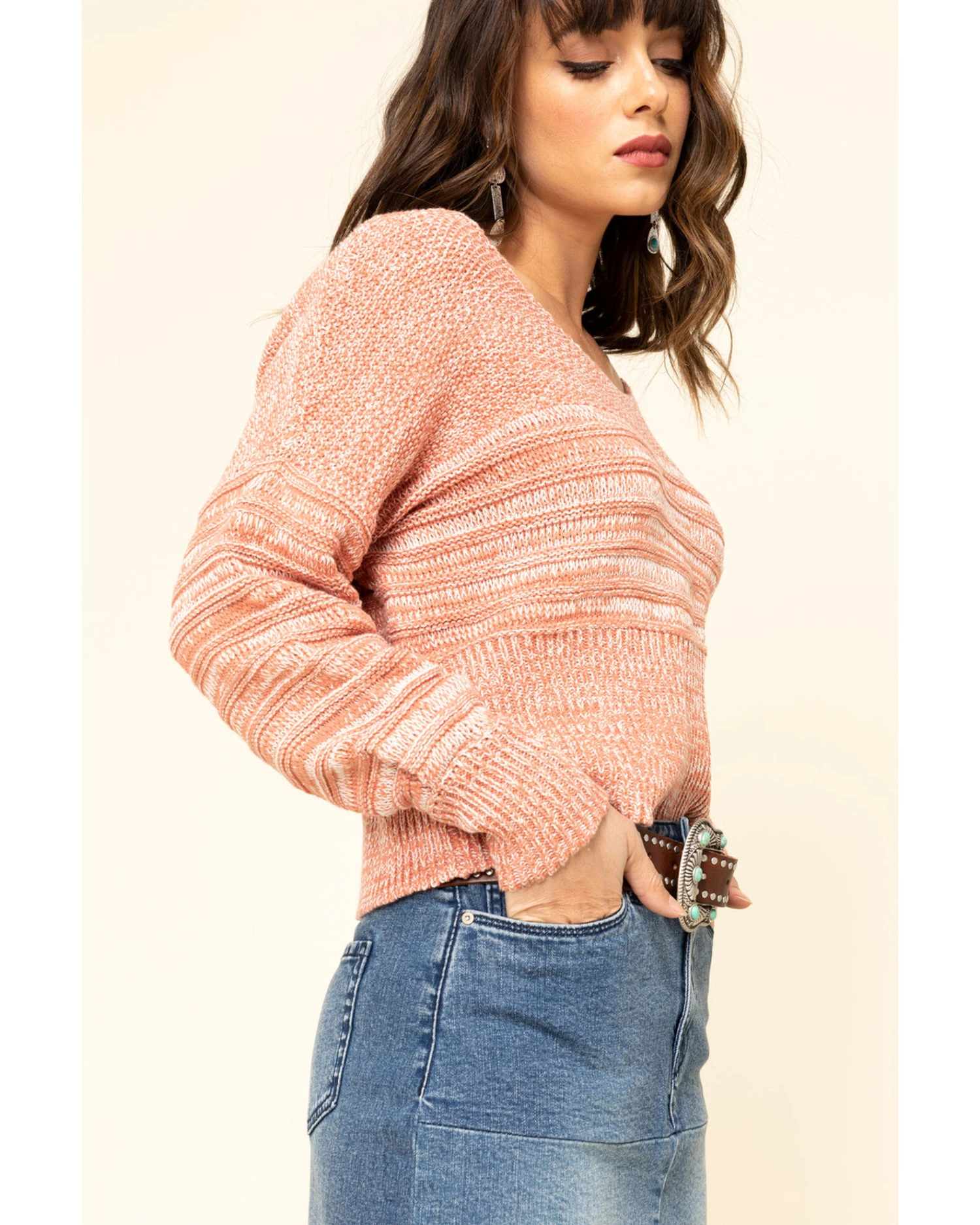 Rag Poets Women's Rose Dawn Spiagga Sweater 4 Rag Poets Women's Rose Dawn Spiagga Sweater - Image 2