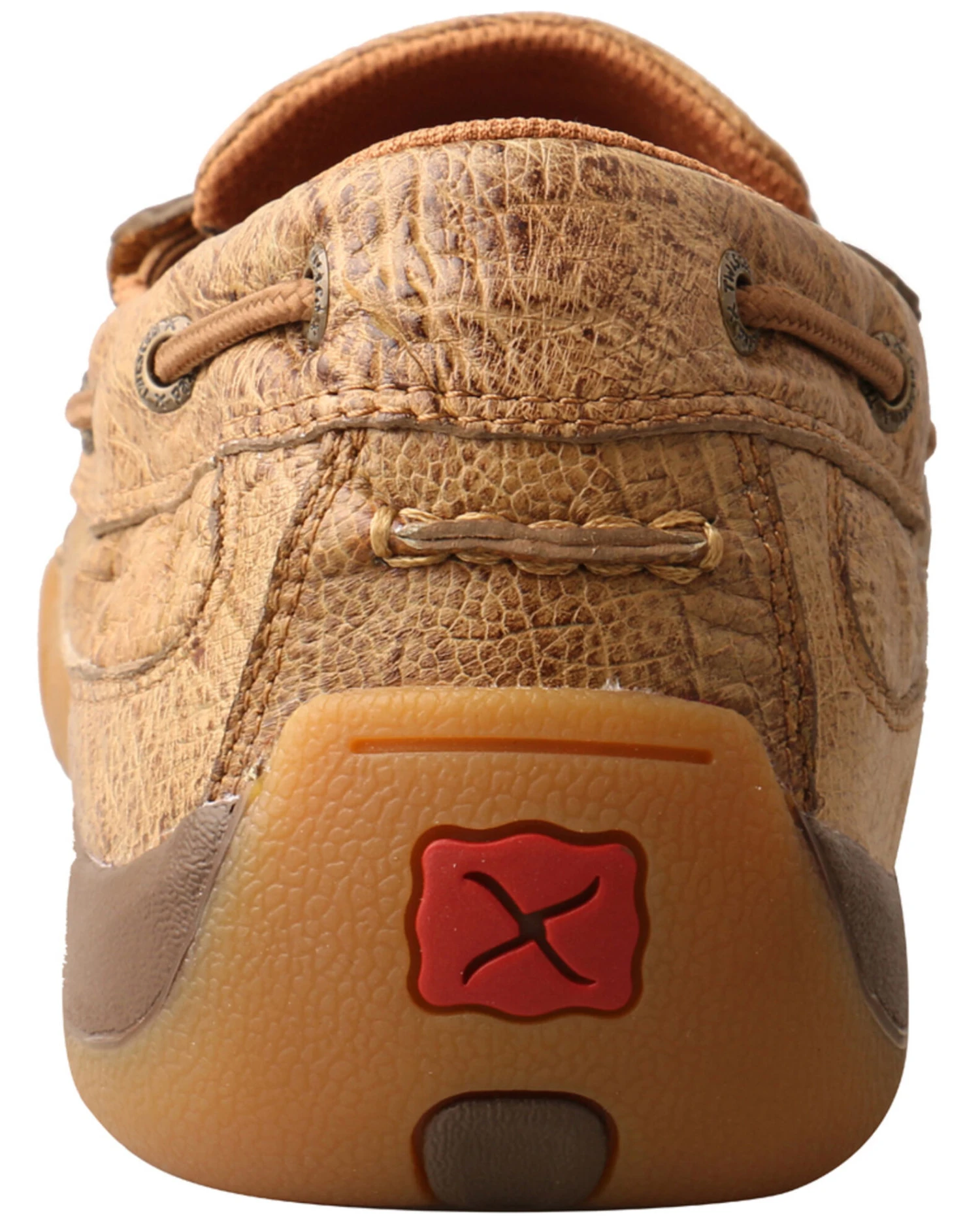 Twisted X Men's Ostrich Print Driving Shoes - Moc Toe 4 Twisted X Men's Ostrich Print Driving Shoes - Moc Toe - Image 2