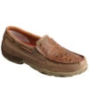 Twisted X Women's Tooled Slip-On Driving Moc Shoes - Moc Toe
