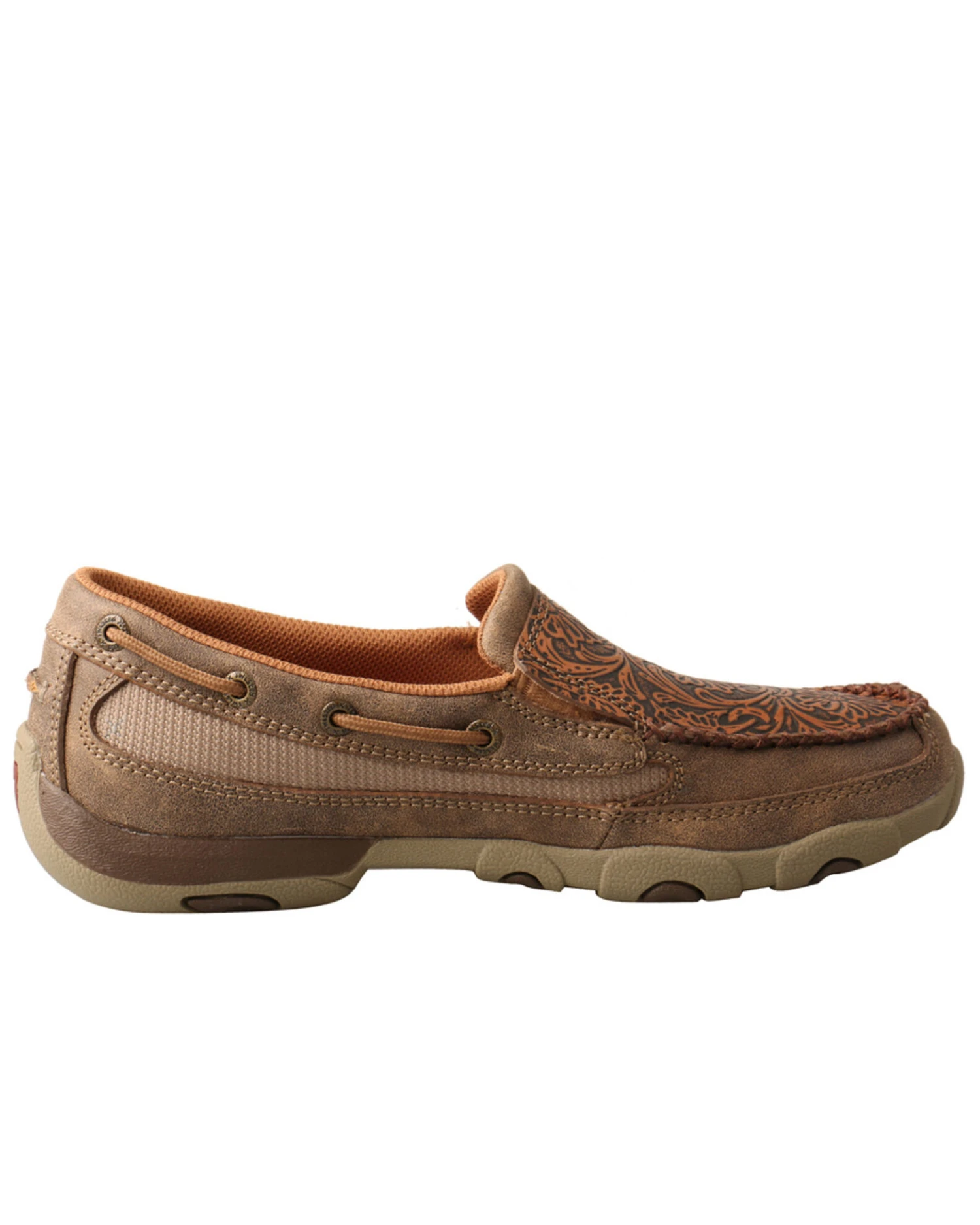 Twisted X Women's Tooled Slip-On Driving Moc Shoes - Moc Toe 4 Twisted X Women's Tooled Slip-On Driving Moc Shoes - Moc Toe - Image 2