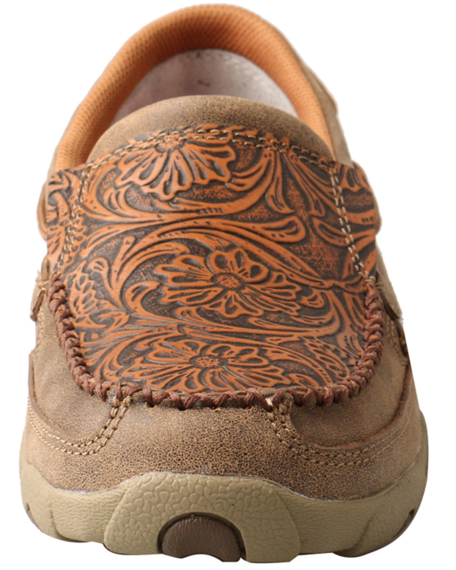 Twisted X Women's Tooled Slip-On Driving Moc Shoes - Moc Toe 6 Twisted X Women's Tooled Slip-On Driving Moc Shoes - Moc Toe - Image 4