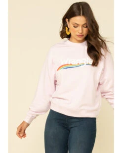 Wrangler Retro Women's Lilac High Rib Pullover 10 Wrangler Retro Women's Lilac High Rib Pullover -Western Cowboy Equipment Store 2000308273 530 P1