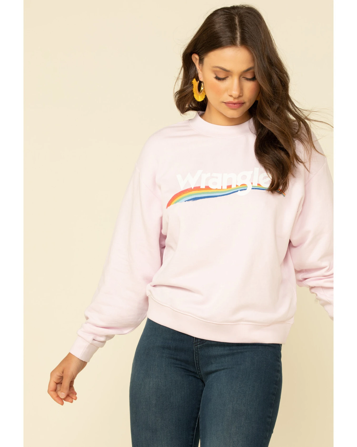 Wrangler Retro Women's Lilac High Rib Pullover 6 Wrangler Retro Women's Lilac High Rib Pullover - Image 4