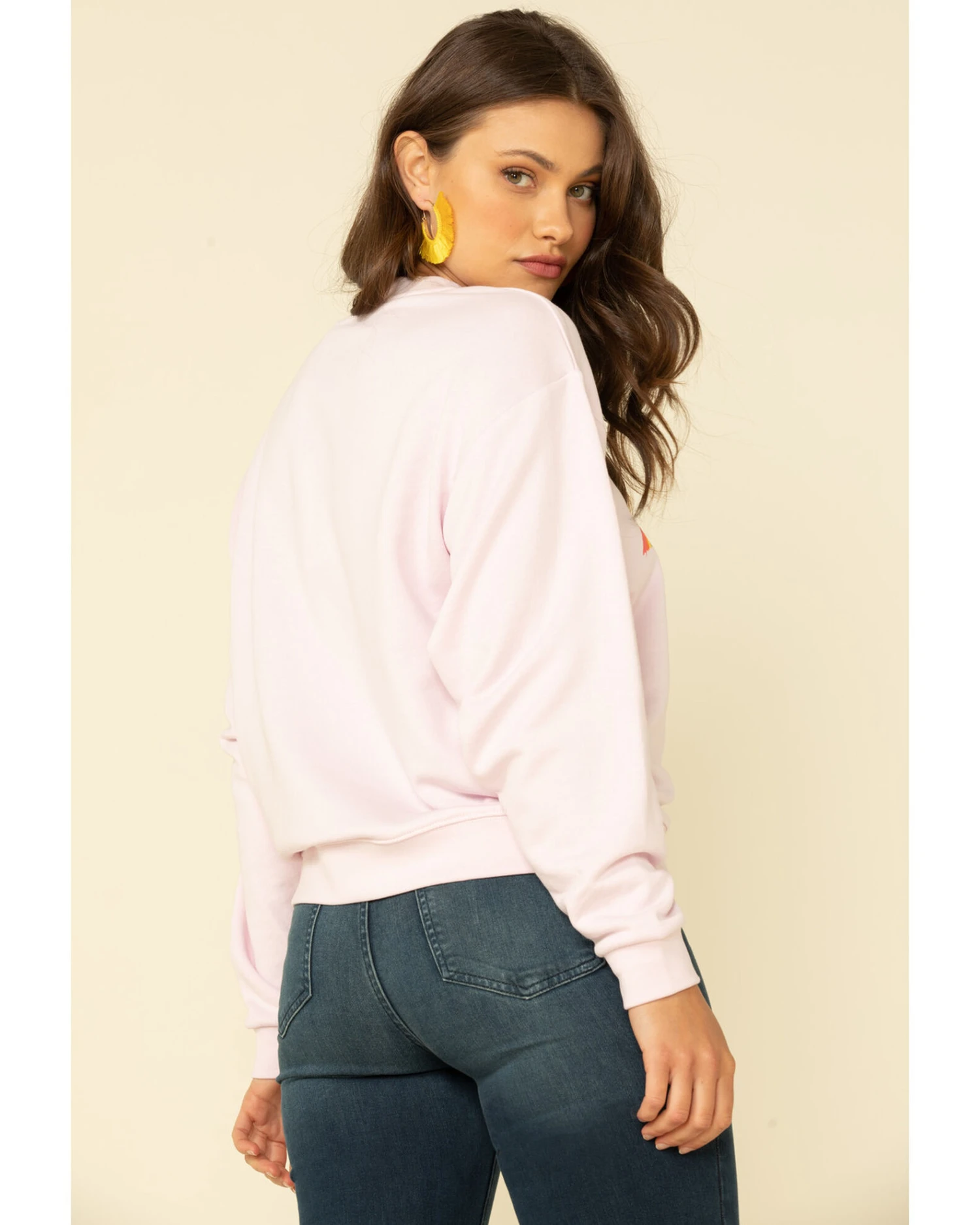 Wrangler Retro Women's Lilac High Rib Pullover 3 Wrangler Retro Women's Lilac High Rib Pullover