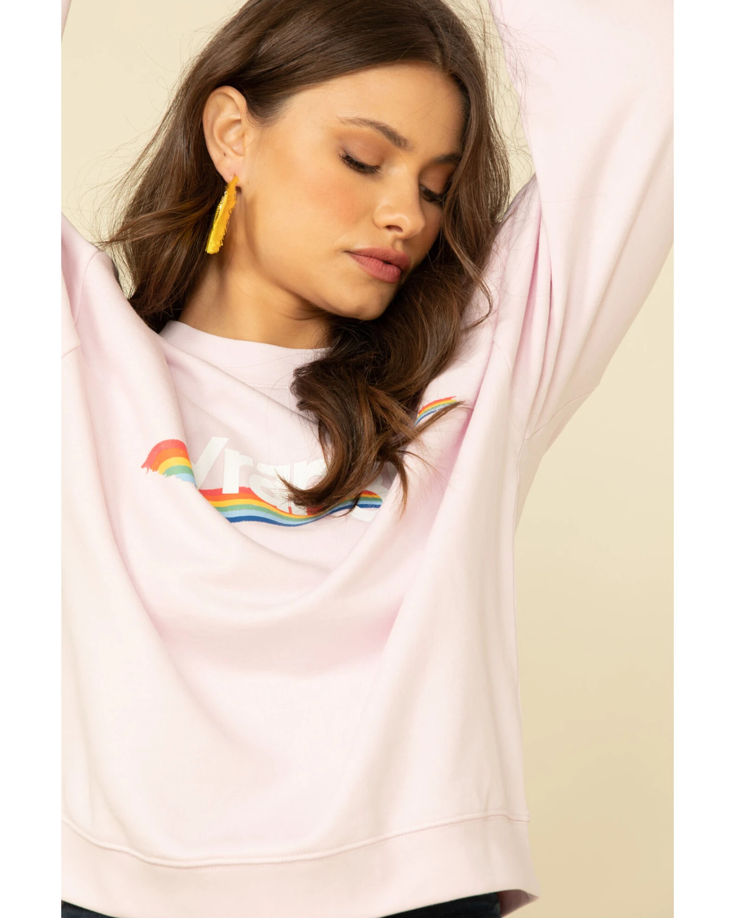 Wrangler Retro Women's Lilac High Rib Pullover 5 Wrangler Retro Women's Lilac High Rib Pullover - Image 3