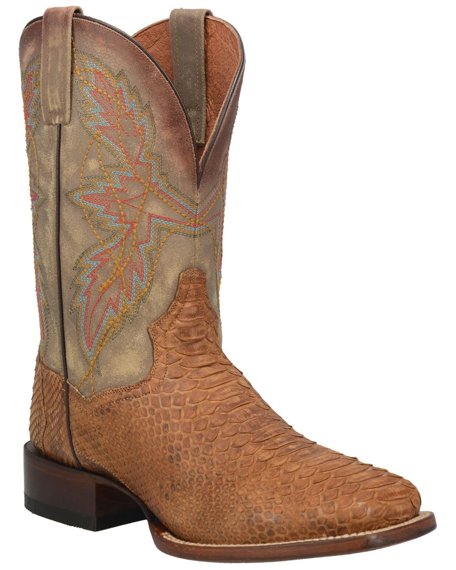 Dan Post Men's Dry Gulch Python Exotic Boots - Broad Square Toe 6 Dan Post Men's Dry Gulch Python Exotic Boots - Broad Square Toe - Image 4