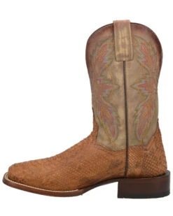Dan Post Men's Dry Gulch Python Exotic Boots - Broad Square Toe