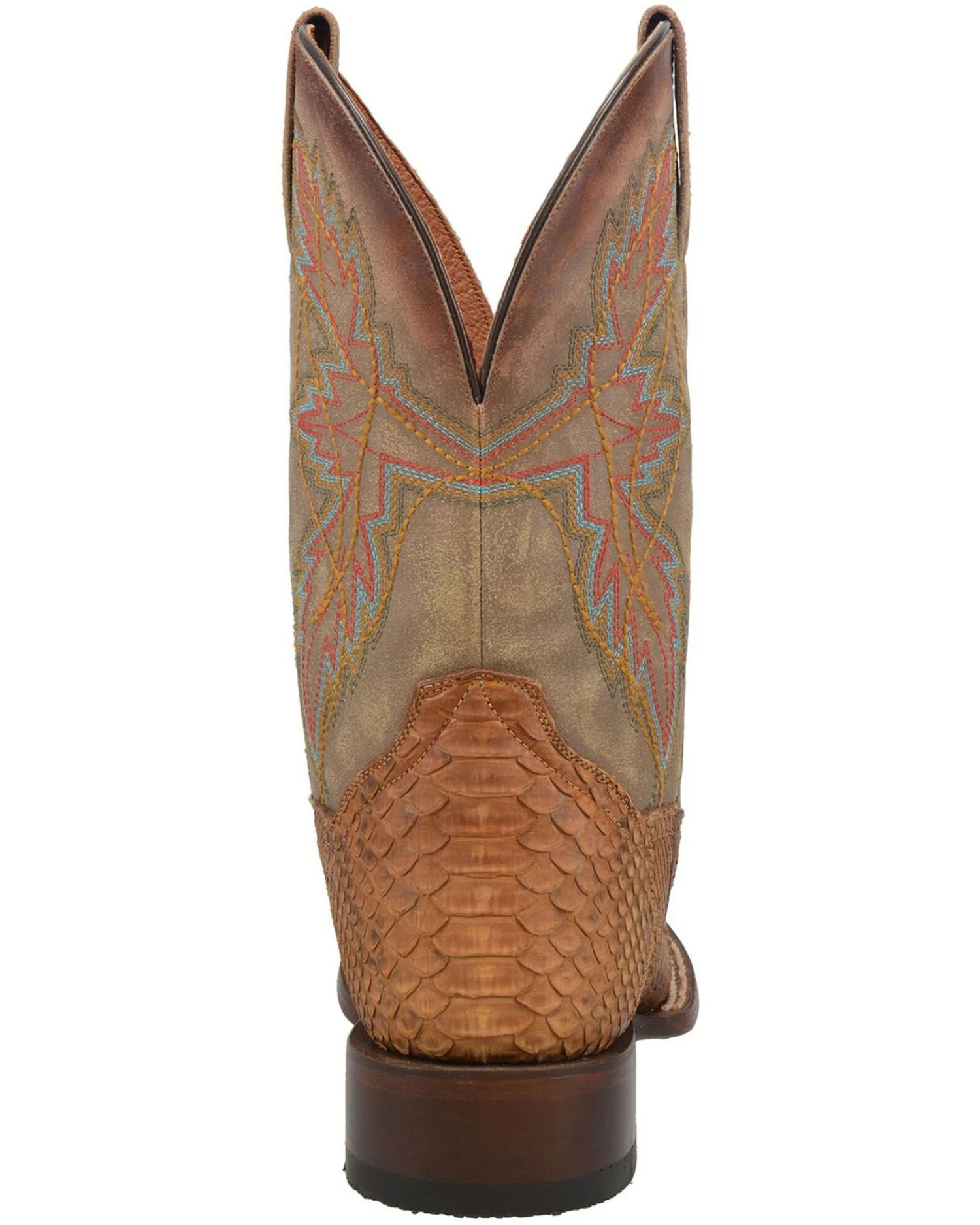 Dan Post Men's Dry Gulch Python Exotic Boots - Broad Square Toe 9 Dan Post Men's Dry Gulch Python Exotic Boots - Broad Square Toe - Image 7