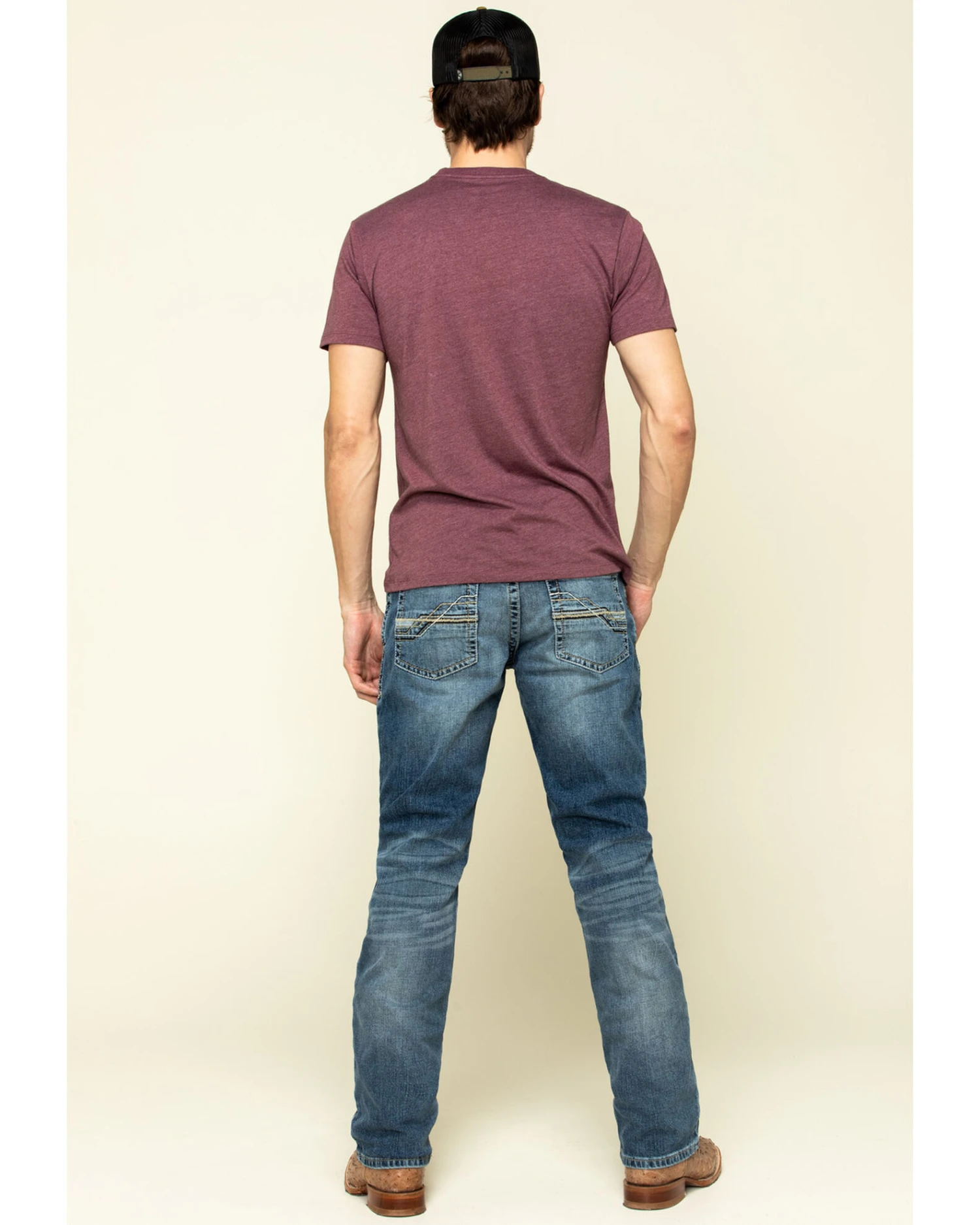 Ariat Men's M4 Dakota Low Stretch Stackable Slim Straight Jeans 7 Ariat Men's M4 Dakota Low Stretch Stackable Slim Straight Jeans - Image 5