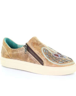 Corral Women's Straw Heart & Wings Inlay Shoes 10 Corral Women's Straw Heart & Wings Inlay Shoes -Western Cowboy Equipment Store 2000315424 900 P1