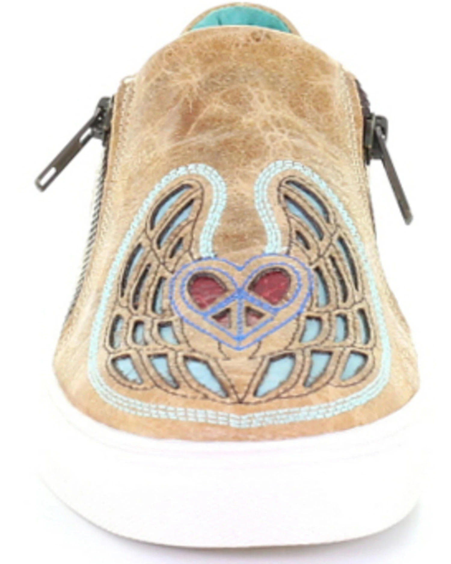 Corral Women's Straw Heart & Wings Inlay Shoes 4 Corral Women's Straw Heart & Wings Inlay Shoes - Image 2