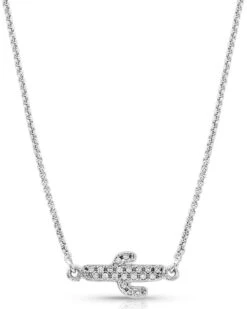 Montana Silversmiths Women's Two Sides To Every Cactus Necklace