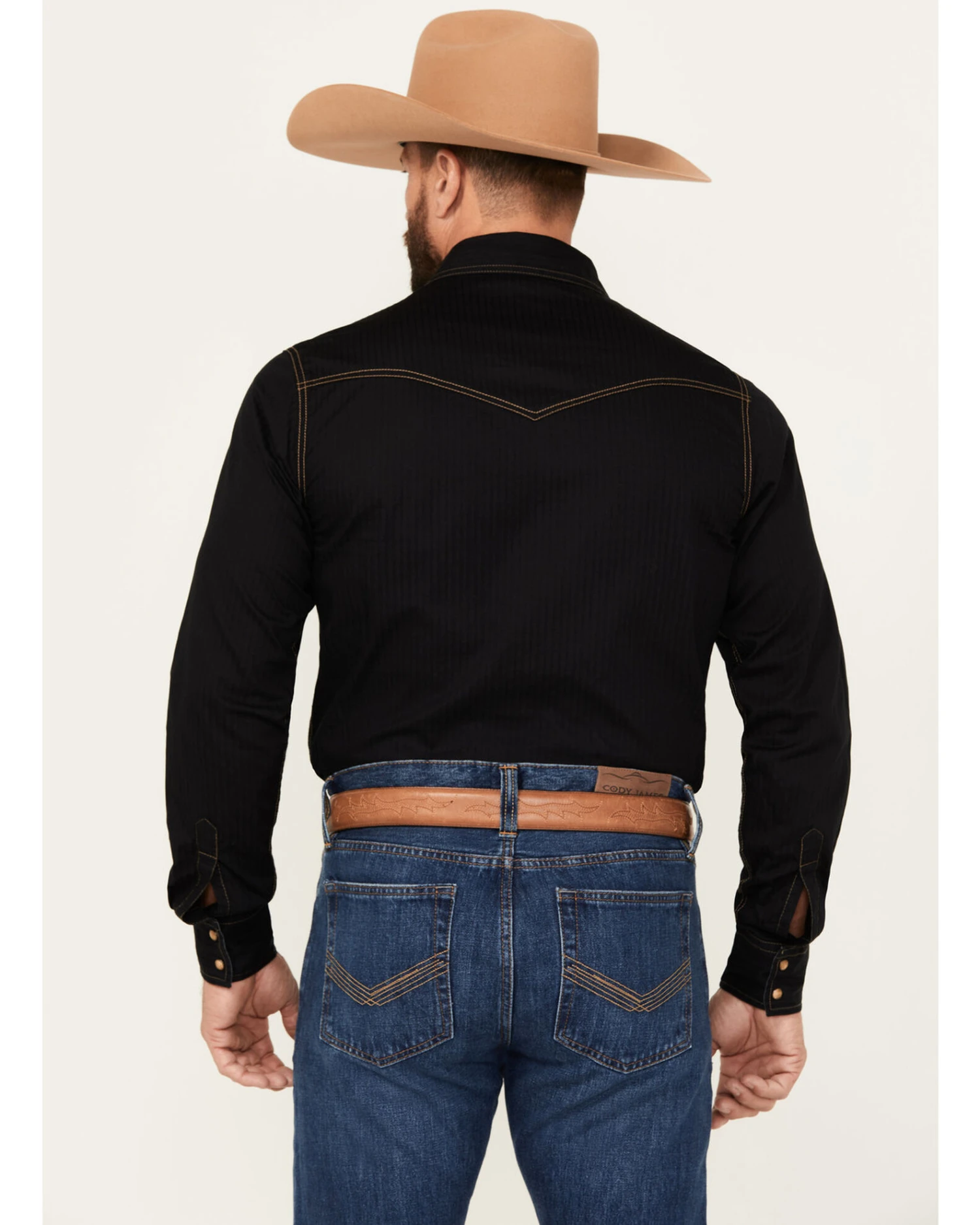Wrangler Retro Premium Men's Solid Long Sleeve Western Shirt 5 Wrangler Retro Premium Men's Solid Long Sleeve Western Shirt - Image 3