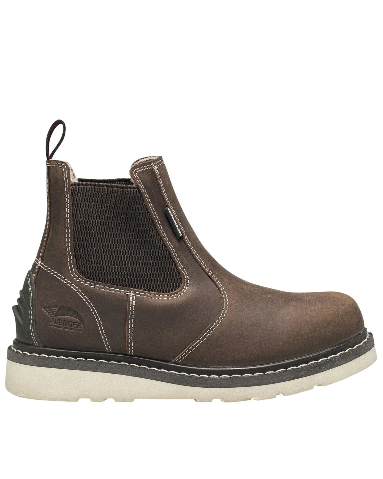 Avenger Women's Waterproof Chelsea Work Boots - Soft Toe 6 Avenger Women's Waterproof Chelsea Work Boots - Soft Toe - Image 4