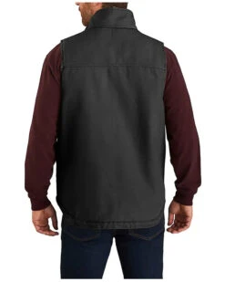 Carhartt Men's Duck Sherpa Lined Mock Neck Work Vest - Tall
