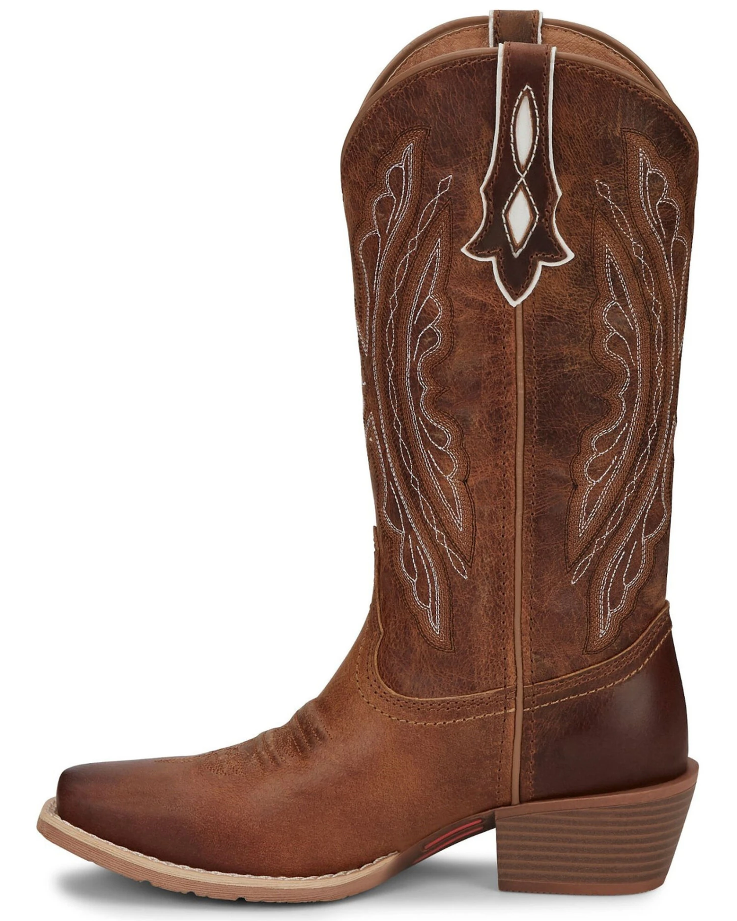 Justin Women's Rein Waxy Western Boots - Square Toe 6 Justin Women's Rein Waxy Western Boots - Square Toe - Image 4