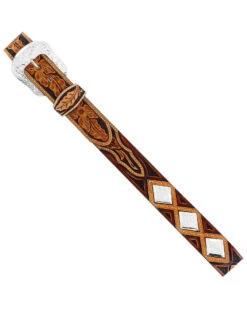 Tony Lama Men's Diamonte Western Belt