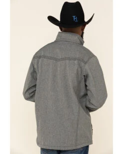 Cowboy Hardware Men's Gray Logo Poly Shell Jacket -Western Cowboy Equipment Store 2000326278 020 P5