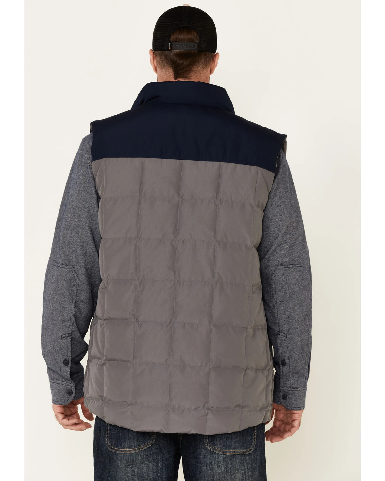 Hawx Men's Gray Colorblock Whistler Insulated Work Vest 6 Hawx Men's Gray Colorblock Whistler Insulated Work Vest - Image 4