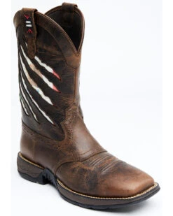 Brothers & Sons Men's Scratch Mexico Flag Lite Performance Western Boots - Broad Square Toe 10 Brothers & Sons Men's Scratch Mexico Flag Lite Performance Western Boots - Broad Square Toe -Western Cowboy Equipment Store 2000330394 200 P1